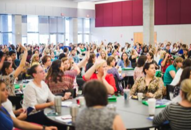  Teachers Raising Hands